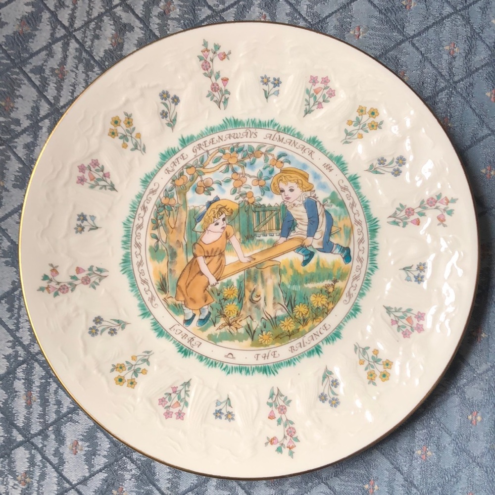Royal Doulton LIBRA the Kate Greenway Almanack 1884, England THE BALANCE